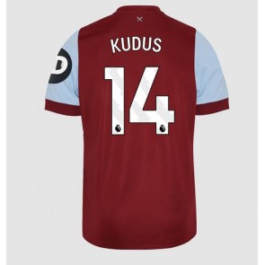 West Ham United Mohammed Kudus #14 Domaci Dres 2023-24 Kratak Rukavima